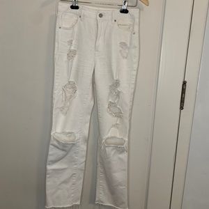 pacsun mom jean (white) - 26